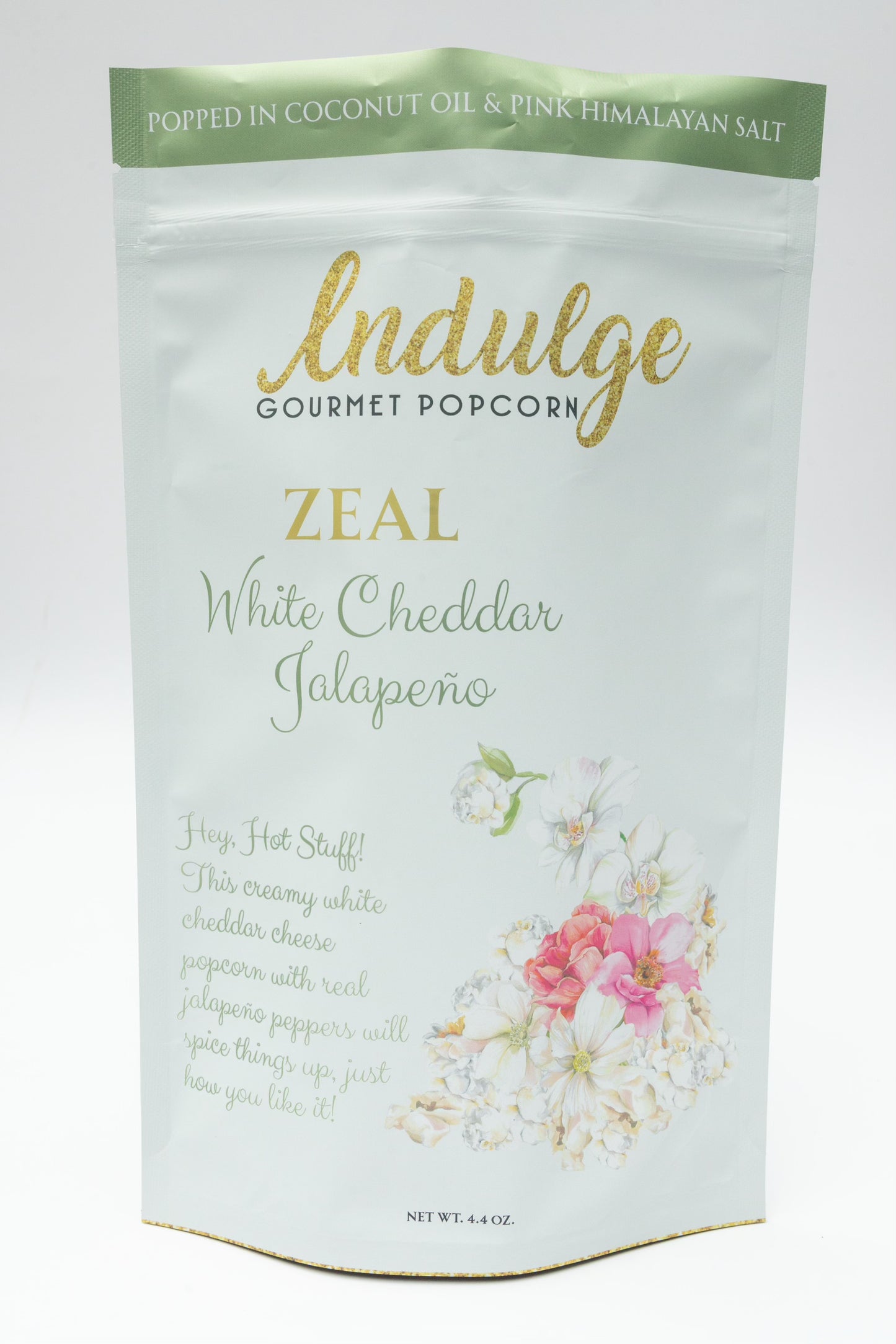 Zeal ~ White Cheddar Jalapeño Popcorn